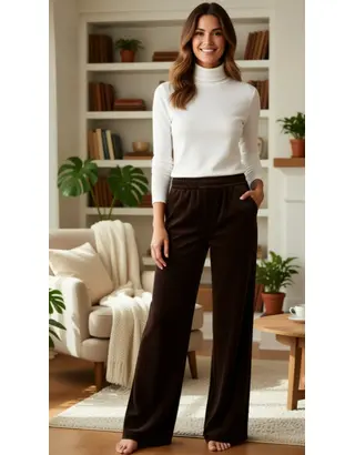 Red Button - Lange Broek - Bruin
