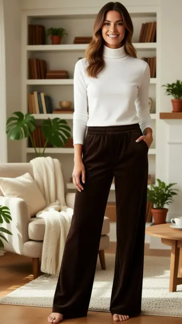 Red Button - Lange Broek - Bruin