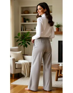 Red Button - Lange Broek - Grijs