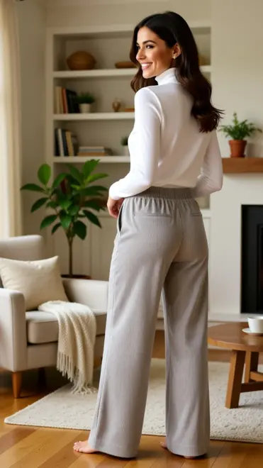 Red Button - Lange Broek - Grijs