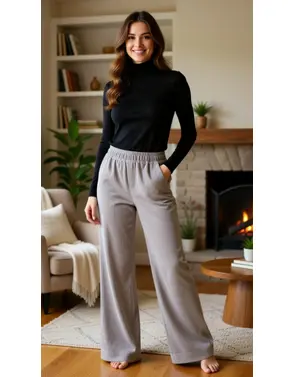 Red Button - Lange Broek - Grijs
