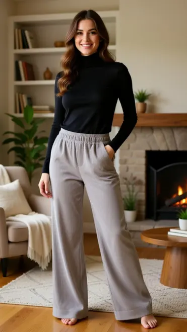 Red Button - Lange Broek - Grijs