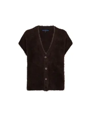 Red Button - Gilet - Donker bruin