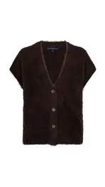 Red Button - Gilet - Donker bruin
