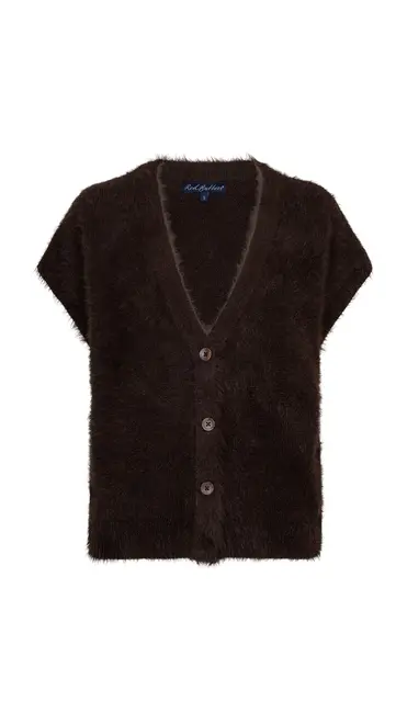 Red Button - Gilet - Donker bruin