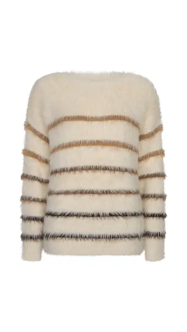 Red Button - Pull - Beige-bruin
