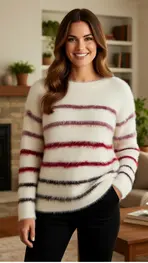 Red Button - Pull - Beige-roze