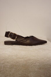 Garde-robe - Slingback - Donker bruin