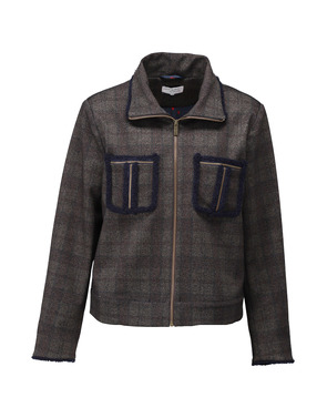 K-design - Jas - Zwart-bruin