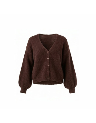 Amelie &amp; Amelie - Gilet - Donker bruin