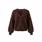 Amelie & Amelie - Gilet - Donker bruin