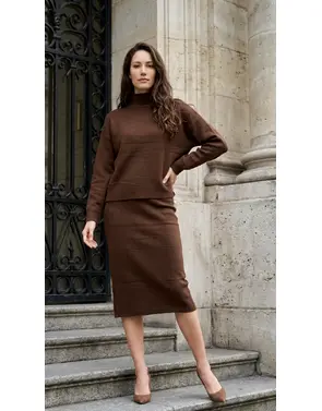 Garde-robe - Twin-set - Donker bruin