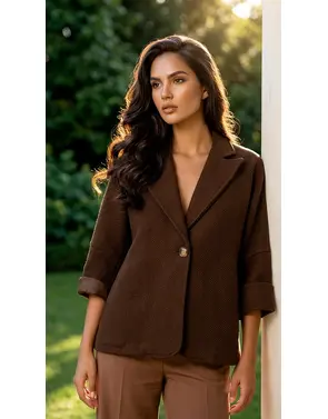 Garde-robe - Jas - Donker bruin