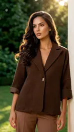 Garde-robe - Jas - Donker bruin
