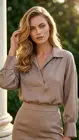Garde-robe - Blouse - Taupe