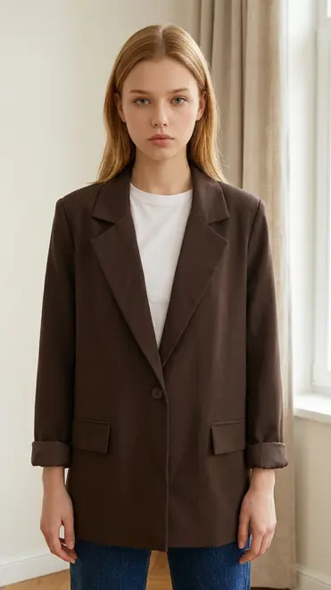 Garde-robe - Blazer - Donker bruin