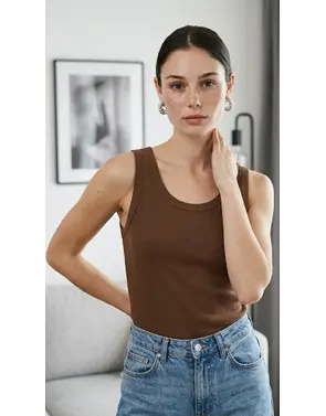 Garde-robe - Top - Donker bruin