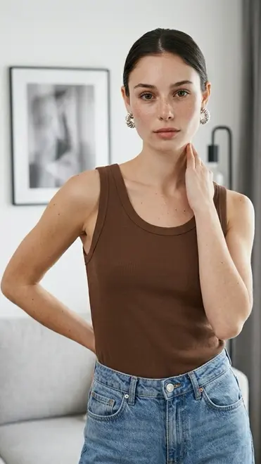 Garde-robe - Top - Donker bruin