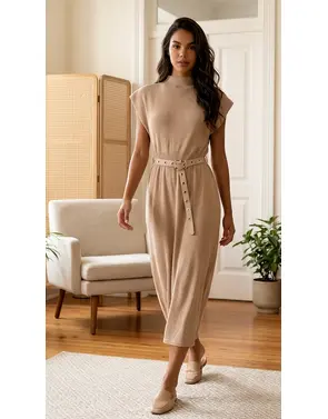 Garde-robe - Lang kleed - Beige