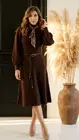 Garde-robe - Lang kleed - Donker bruin