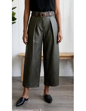 Garde-robe - 7/8 BROEK - Kaki
