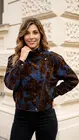 Garde-robe - BOMBER - Blauw-bruin
