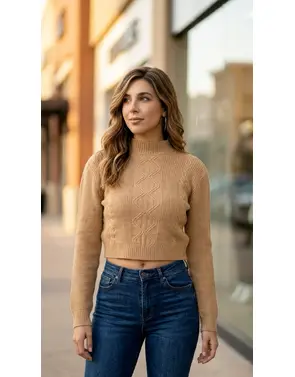 Garde-robe - Pull - Camel
