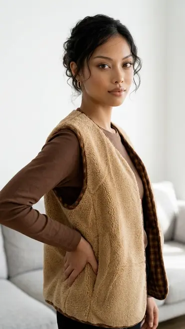 Garde-robe - Gilet - Beige