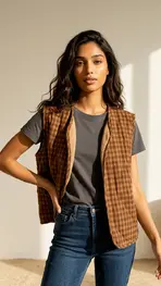 Garde-robe - Gilet - Beige