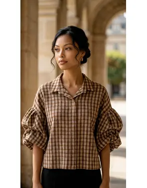 Garde-robe - Blouse - Bruin