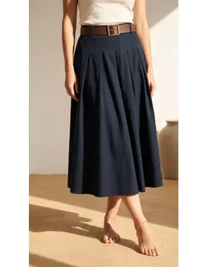 Garde-robe - Lange Rok - Marine