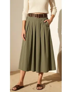 Garde-robe - Lange Rok - Kaki