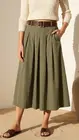 Garde-robe - Lange Rok - Kaki
