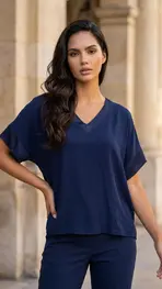 Garde-robe - Top - Marine