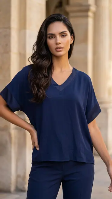 Garde-robe - Top - Marine