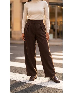 Garde-robe - Lange Broek - Donker bruin