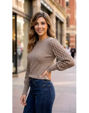 Garde-robe - Pull - Taupe