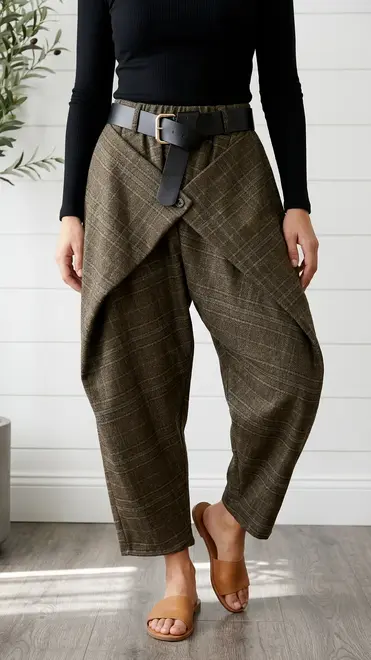 Garde-robe - 7/8 BROEK - Bruin