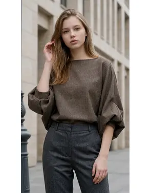 Garde-robe - Blouse - Bruin