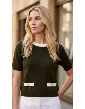 Garde-robe - Pull - Kaki
