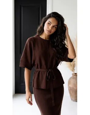 Garde-robe - Pull - Donker bruin