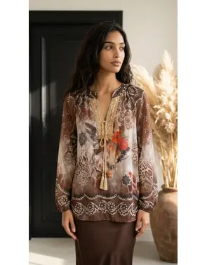 Garde-robe - Tuniek - Beige-bruin