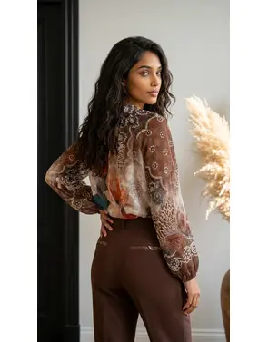 Garde-robe - Tuniek - Beige-bruin