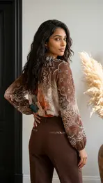 Garde-robe - Tuniek - Beige-bruin