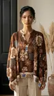 Garde-robe - Blouse - Blauw-bruin