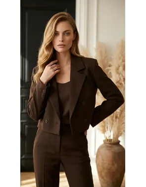 Garde-robe - Blazer - Donker bruin