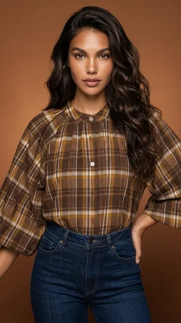 Garde-robe - Blouse - Bruin