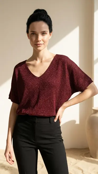 Garde-robe - Top - Bordeaux
