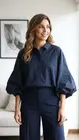 Garde-robe - Blouse - Marine