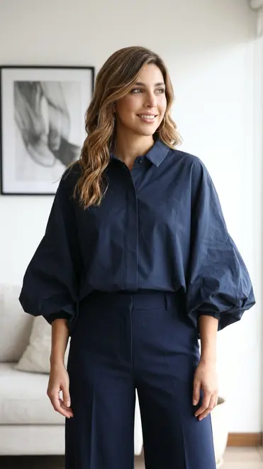 Garde-robe - Blouse - Marine